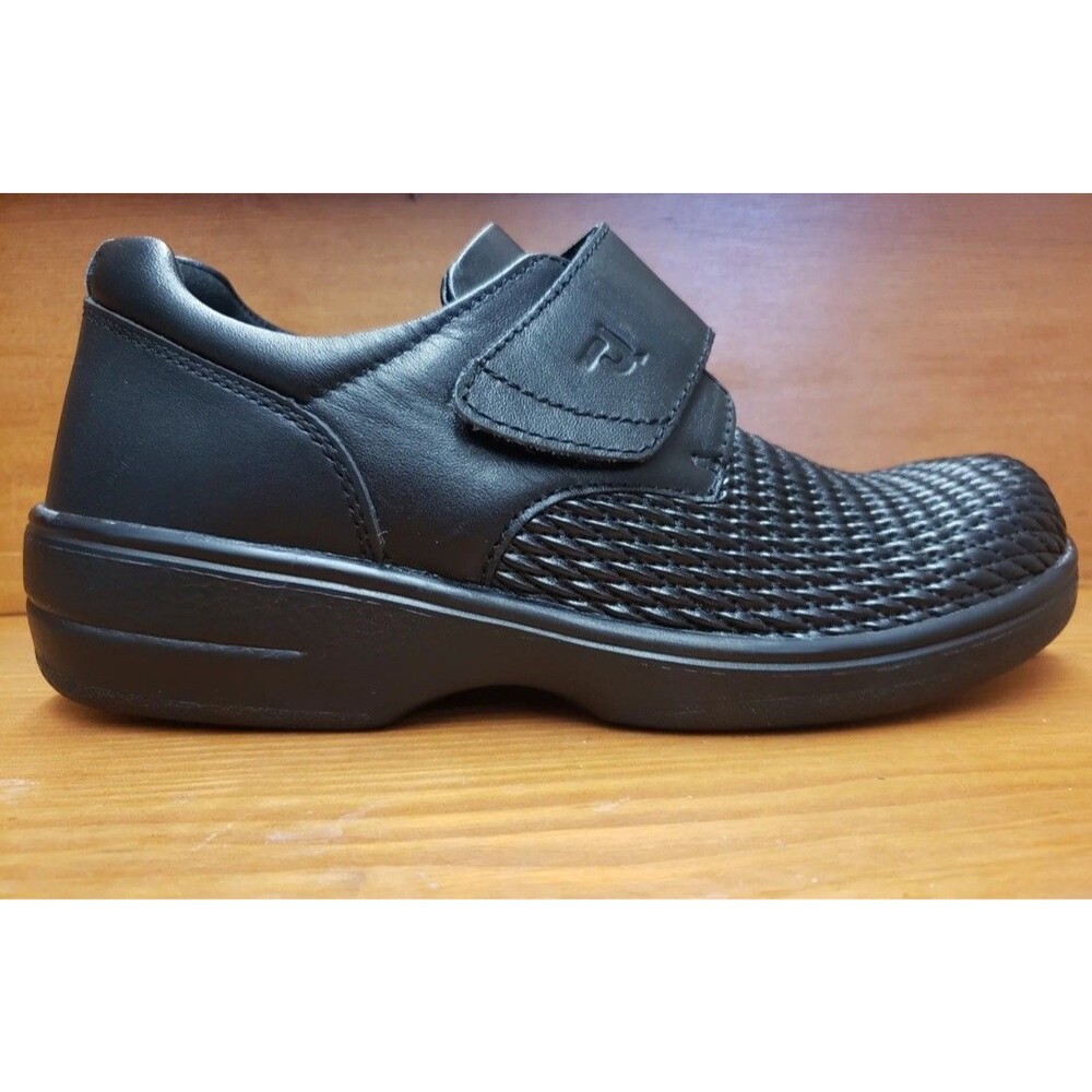 🔥Propet Olivia Womens Stretchable Slip-On Comfort Walking Shoes Black 7.5W